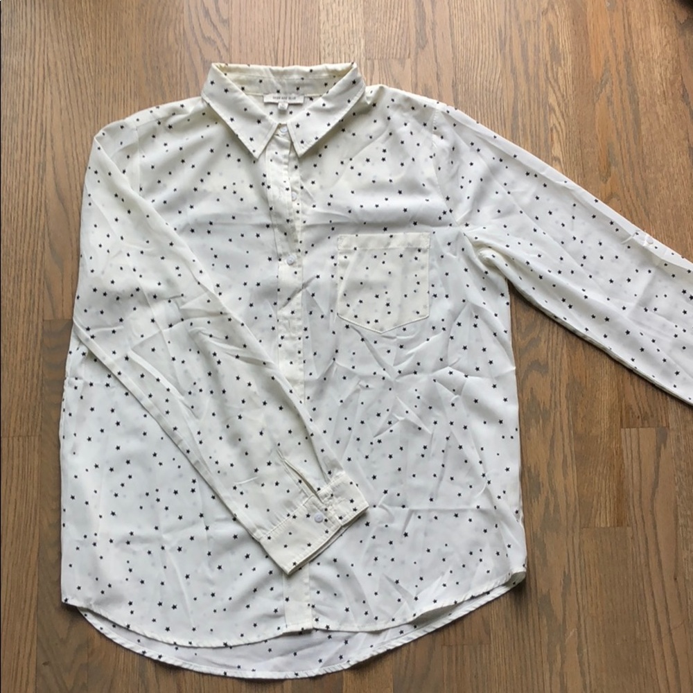 Skies are Blue star button down